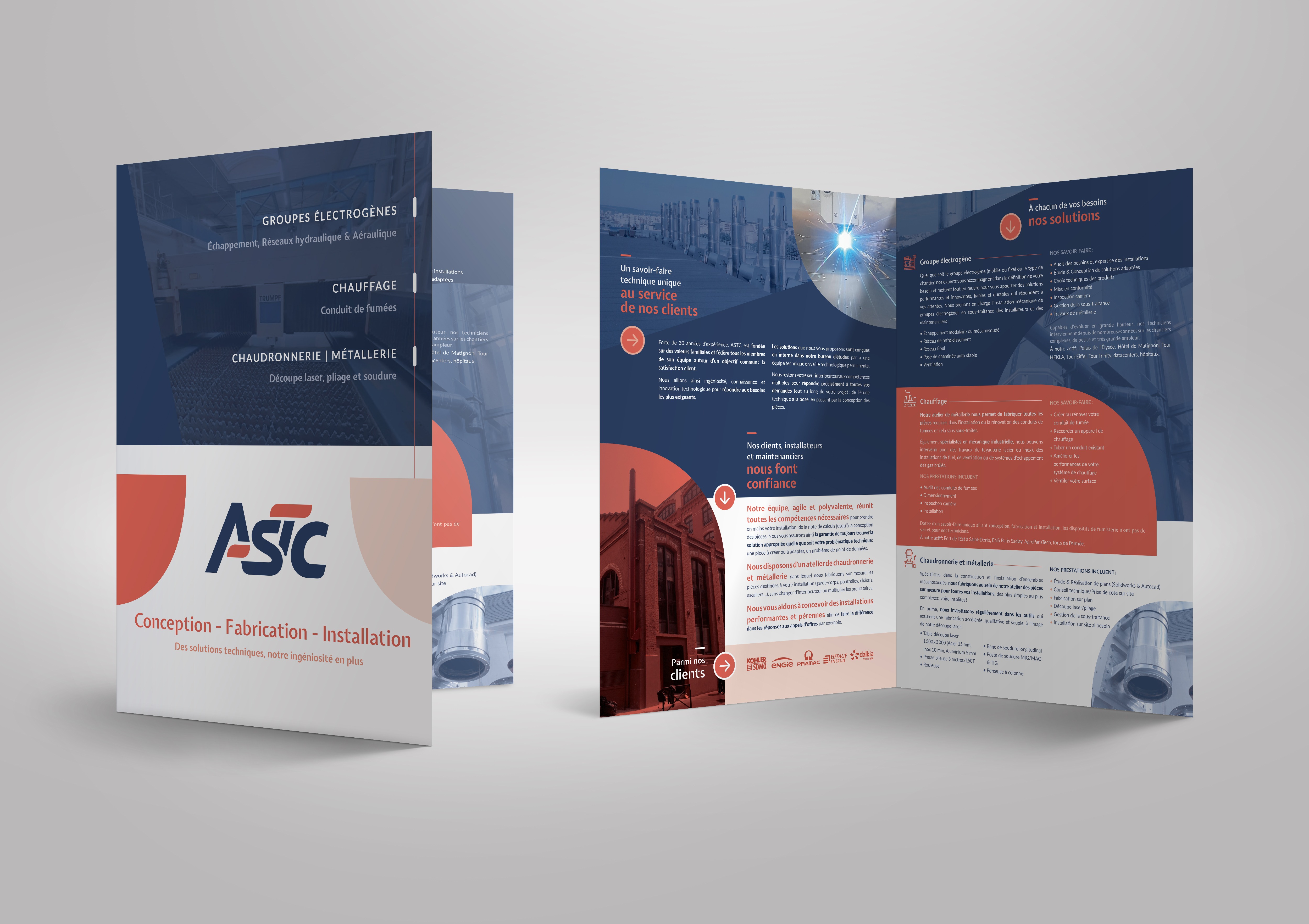 Cr&eacute;ation de plaquette commerciale ASTC