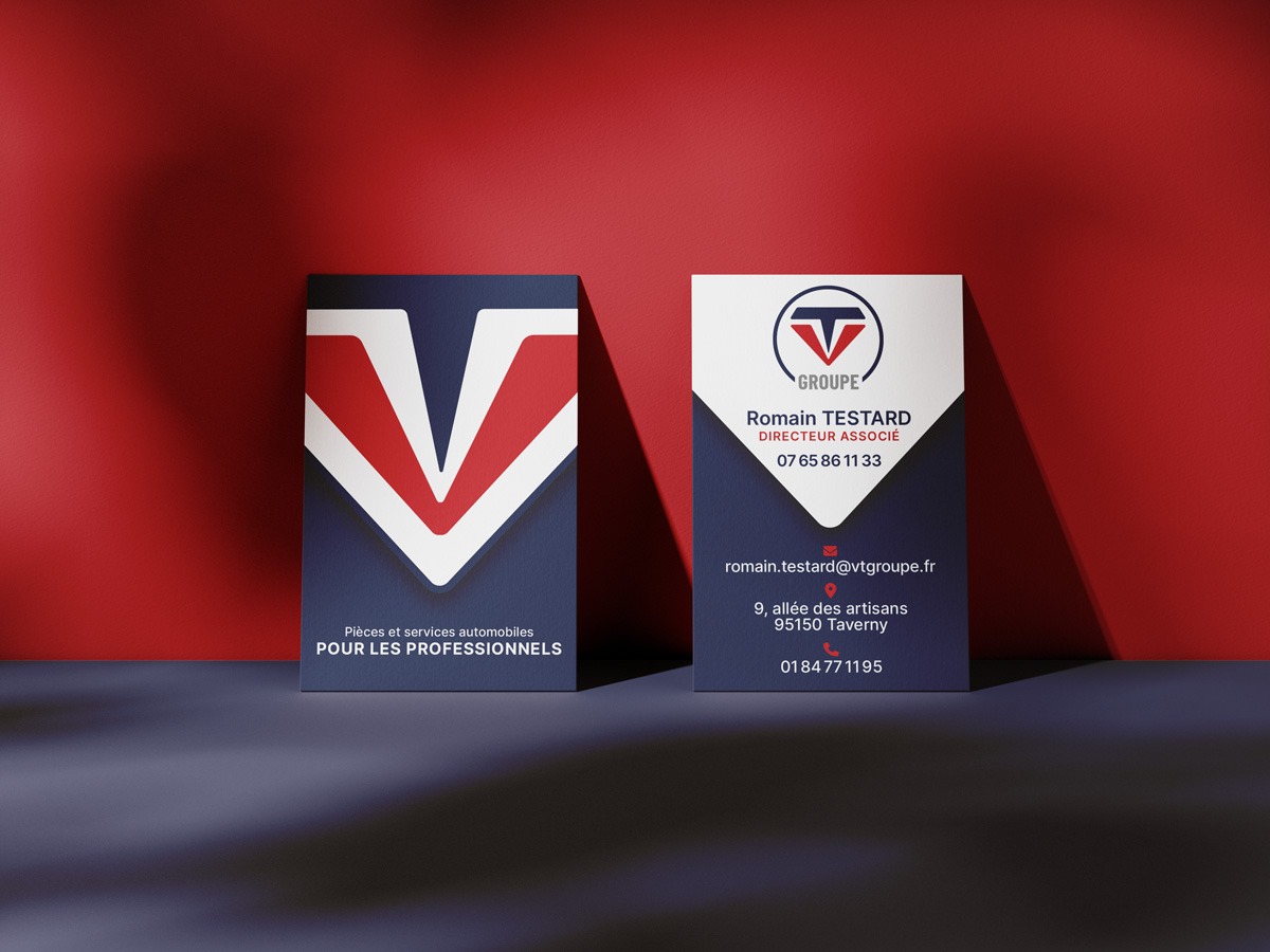 Cr&eacute;ation de carte de visite VT95