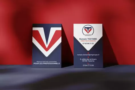 Cr&eacute;ation de carte de visite VT95