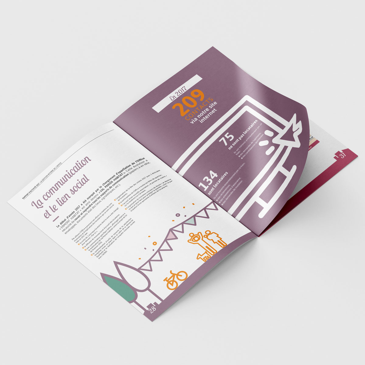 Agoraline : votre agence de communication print pour la création de rapport d'activité dans le 95