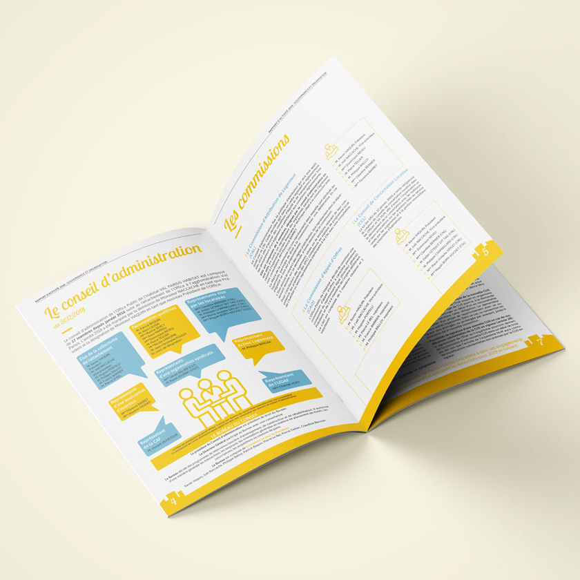 Agoraline : votre agence de communication print pour la création de rapport d'activité dans le 95